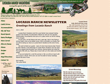 Tablet Screenshot of lucasiaranch.com